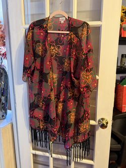 Women’s Duster With Fringes