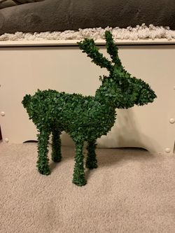 Artificial boxwood Deer Decor