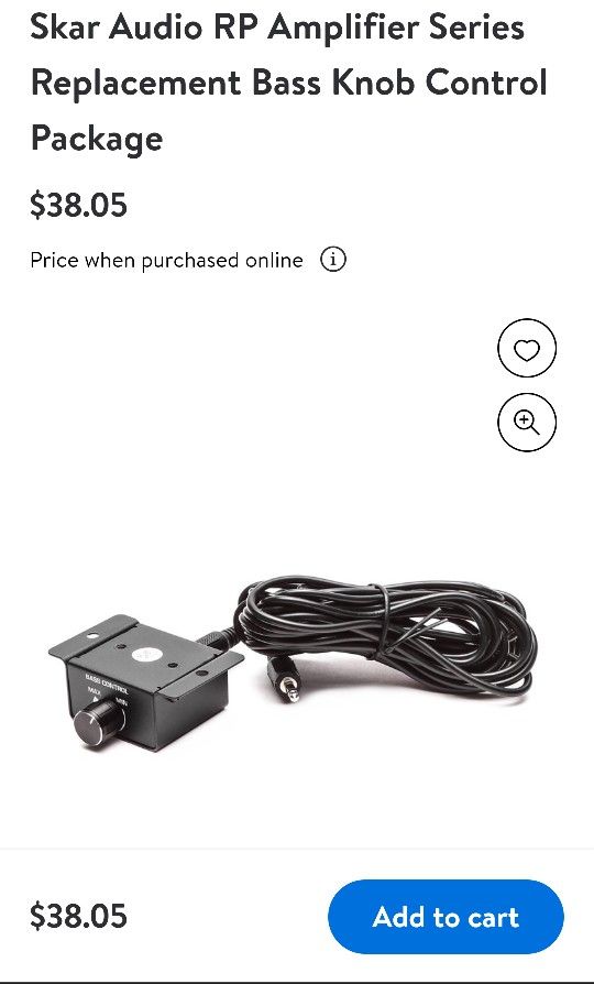 Brand New Out The Box Skar Audio Rp Amplifier Series Bass Knob Control Package For Sale.