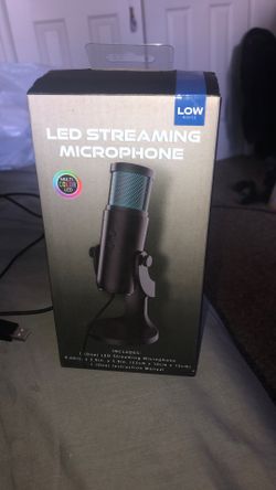Led Streaming Microphone