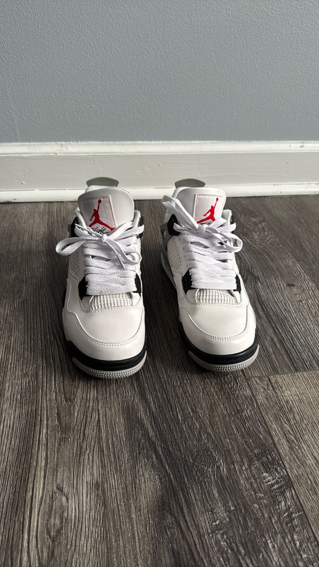Air Jordan 4 White Cement