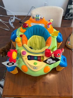 Delta Children 3-in-1 Sit, Stand & Play Activity Center – Interactive Baby Activity Center