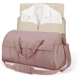 Rose Pink Duffel Bag