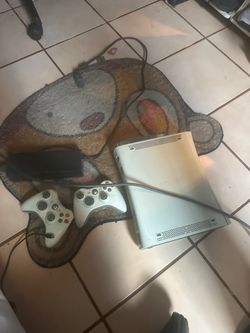 ⁠Xbox 360 Bundle - Console (For Parts / System Error) + Power Supply & 2 Controllers⁠