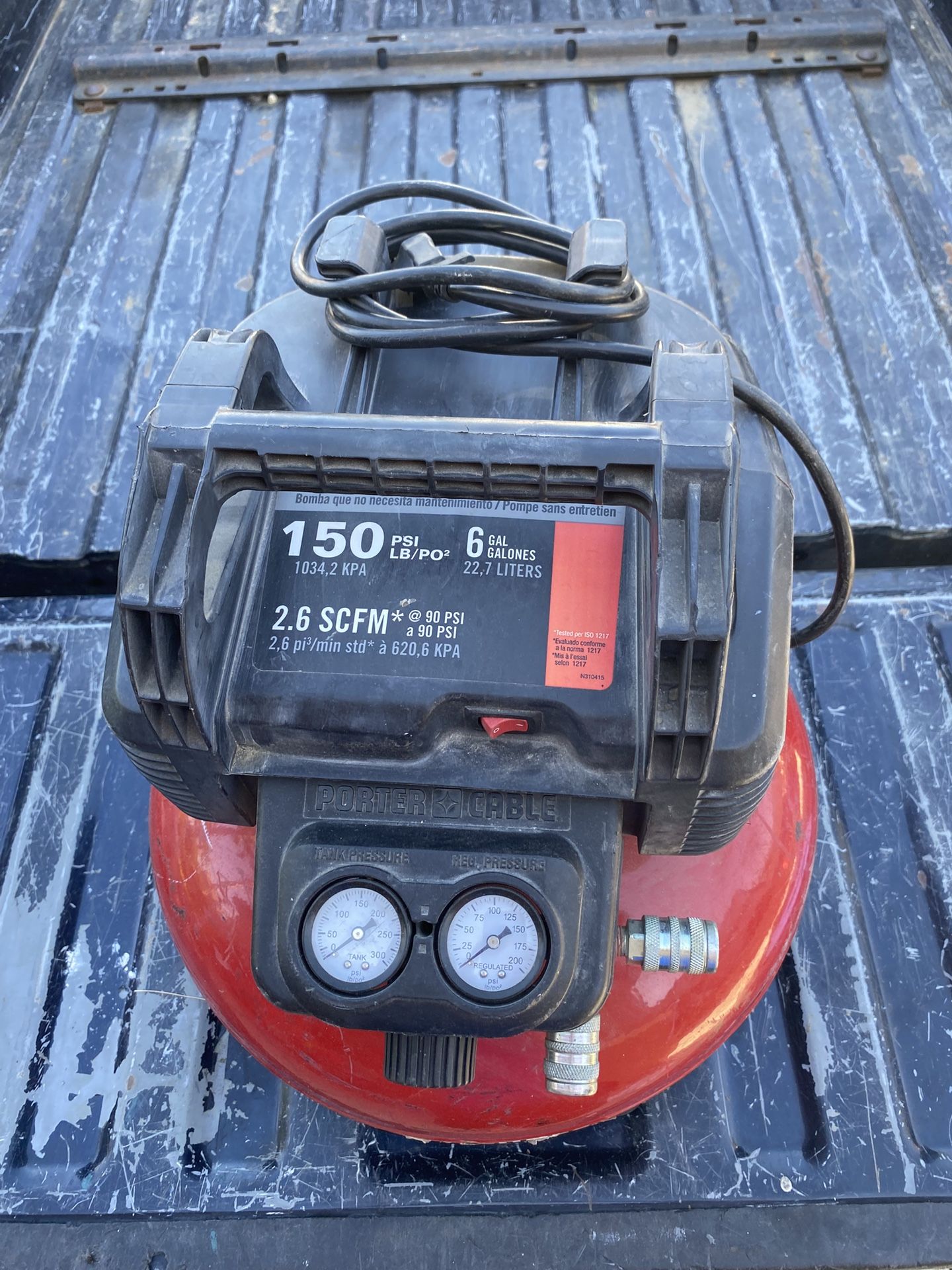 Porter Cable Air Compressor 150 Psi