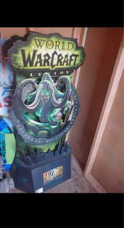 World of Warcraft Legion Blizzard Retail Display Stand