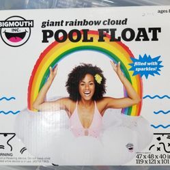 Giant RAINBOW Cloud Floatie