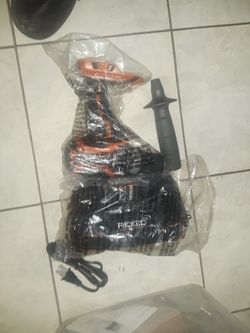 Rigid hammer drill battery and charger