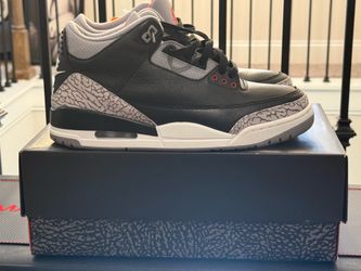Air Jordan 3 (2025) Black Cement