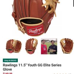 Rawlings 11.5" Youth GG Elite Series Glove