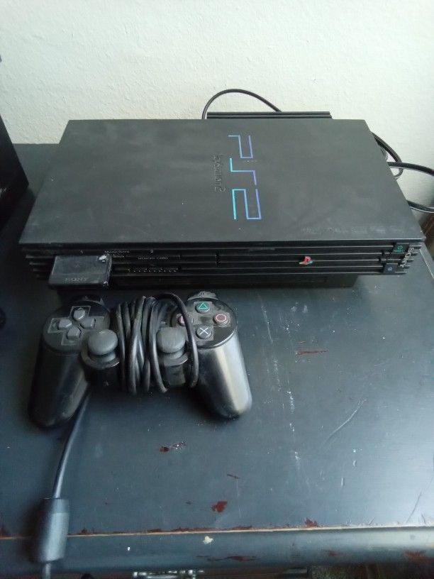 Ps2 With Controller And One Game Grand Theft Auto 3