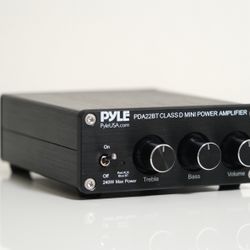 Pyle PDA22BT 240W Mini Bluetooth Home Stereo Amplifier