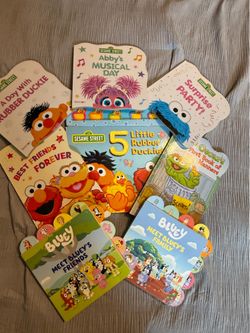 Sesame Street and Bluey books