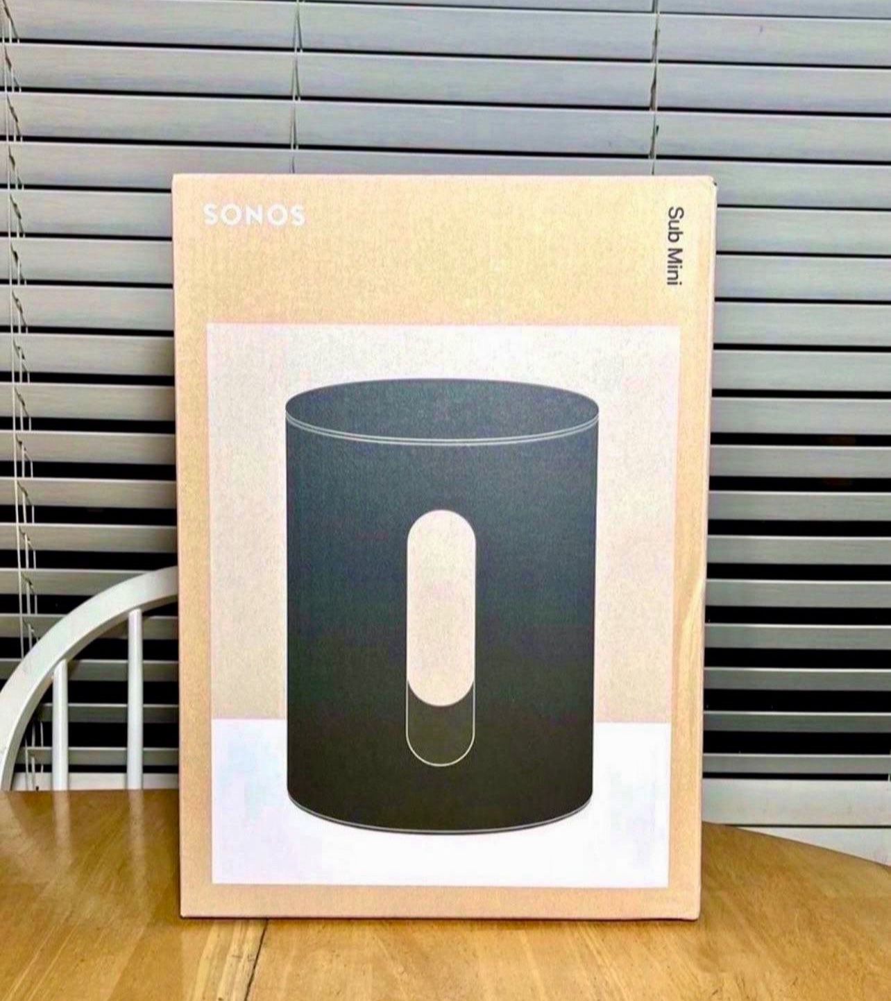 Sonos Sub Mini. Black. Brand New. Check Also My Other Sonos Listed Items.