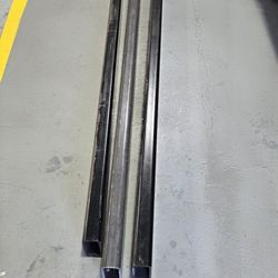 8ft 4-5/8in Length 2×4 1/4 Thickness Metal Rectangular Tubing(3pcs)