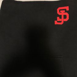 San Jose Black/Red Hoodie (Size: Small) 