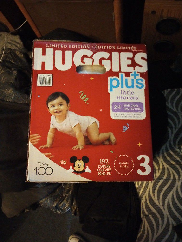 Huggies Little Movers Plus Size 3 