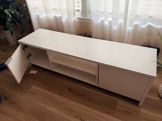 Sofa bed, console, and dog crates