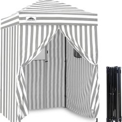 Pop-Up Awning, Sun Shelter, Changing Room, Portable Privacy Tent