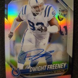 Dwight Freeney Silver Prizm Auto