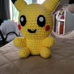 Pikachu Crochet Plush 6"