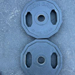 Irongrip 25lb Urethane Weight Plate Set 