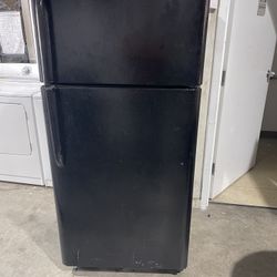 Black top & bottom refrigerator