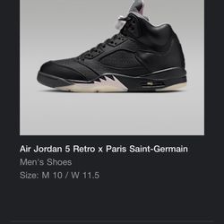 Jordan 5 RETRO X PSG