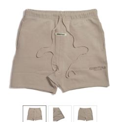Fear of God Essentials Sweat Shorts Tan