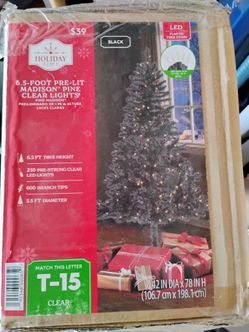 Black Christmas tree