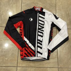 Men’s Cycling Jersey Full Zip Jacket Coconut Ropamo Size Small Red White Black