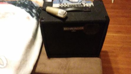 Behringer 90 what PA system keyboard amplifier with condenser microphone