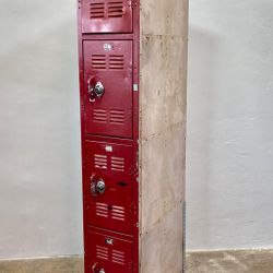 Vintage Red Locker-Stack 