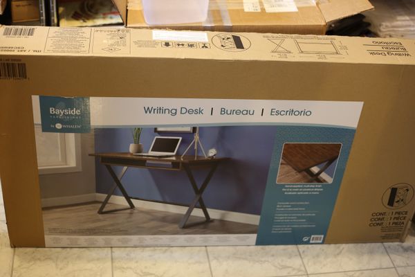 Unassembled Writing Desk By Whalen Bayside Furnishing For Sale In