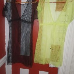 2 For$10 Versatile fishNet Dresses Size Xl