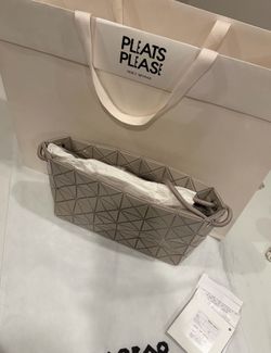 NWT Issey Miyake Bao Bao Loop One-Tone Bag Sand Beige