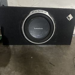 Rockford Fosgate 12” Speaker And Box