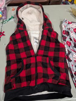 Kids Vest Buffalo Sherpa Vest