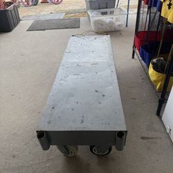 industrial-style utility dolly platform heavy materials 48x16 