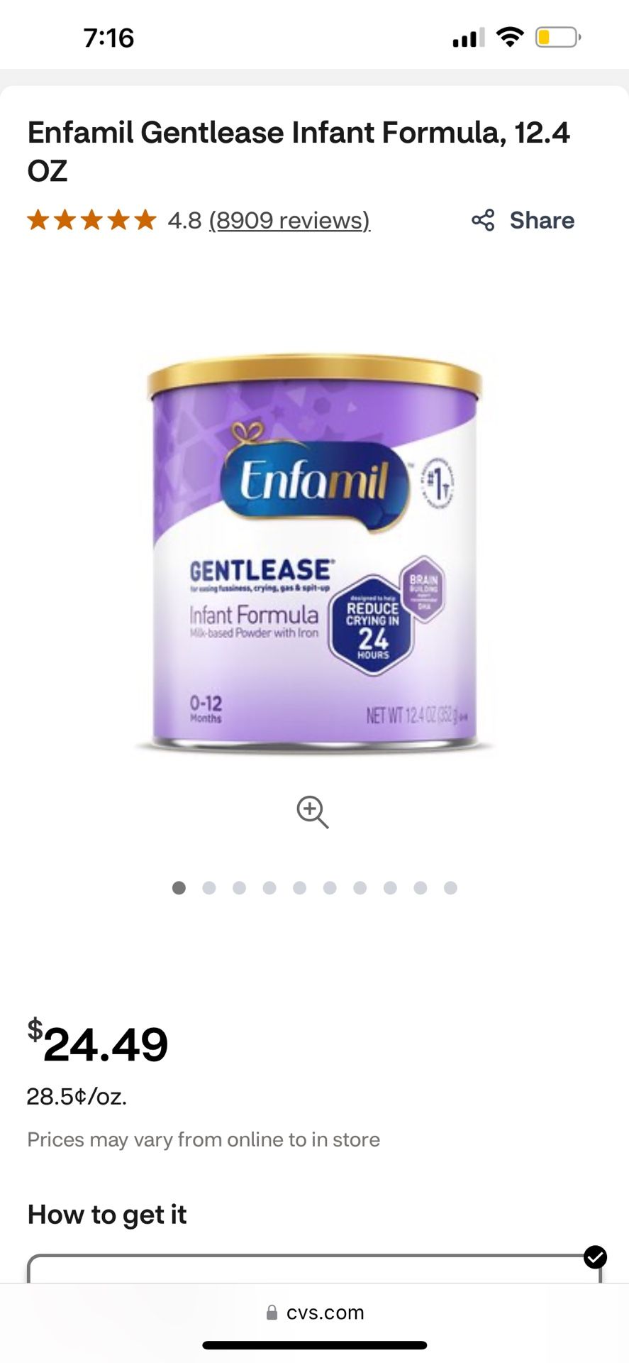 Enfamil Gentelease