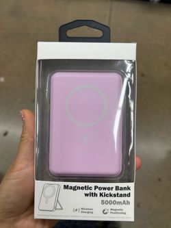 NWT Magnetic Power Bank with Kickstand