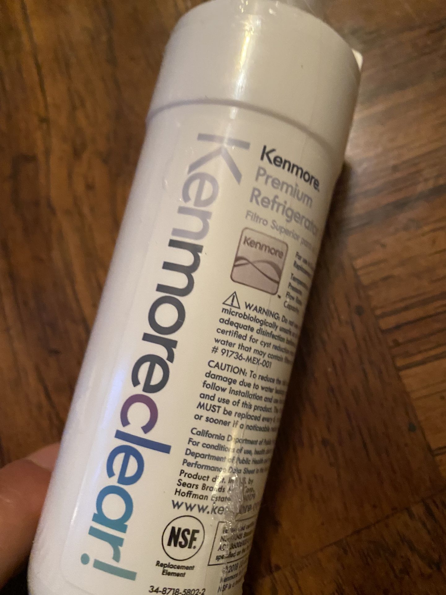 Kenmoreclear Water Filter
