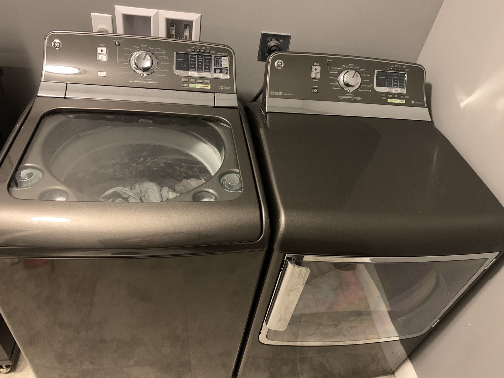 GE High Efficiency Washer And Dryer