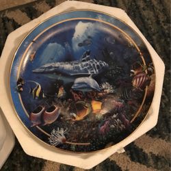 “Miracle Of Life” By Christian Rinse Lessen Plate 2984B Visions Beneath The Sea Collection 