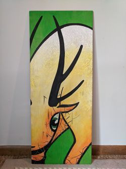 Tall Deer Painting