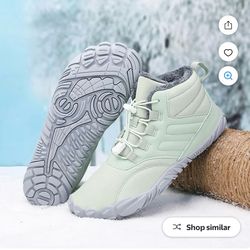 Hiking Shoes Mens Waterproof Mountain Trekking Shoes Walking Shoes Outdoor Winter Boots Snow Boots  size 8.5 or 9