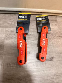 Klein Tools Pro Folding Hex Key Set x2