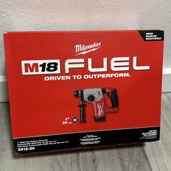 Milwaukee M18 FUEL 18V Lithium-Ion Brushless Cordless 1 in. SDS-Plus Rotary Hammer (Tool-Only)