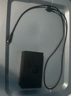 Nintendo switch charging doc with HDMI cable