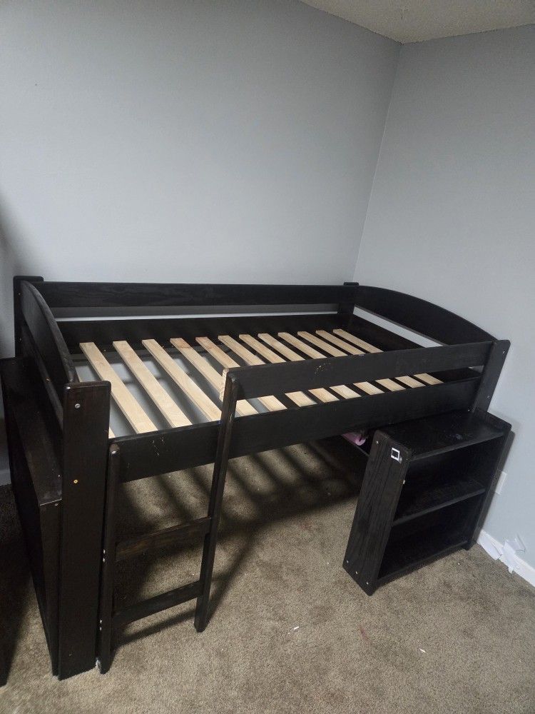 Twin Sized Loft Bed Real Wood